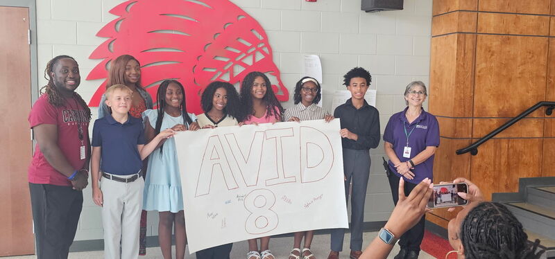 8th grade AVID scholars