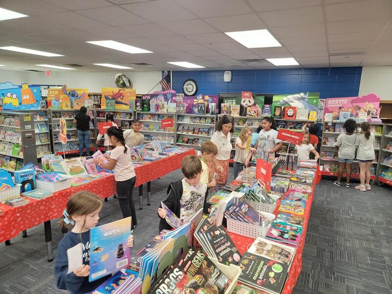 Student at the Book Fair