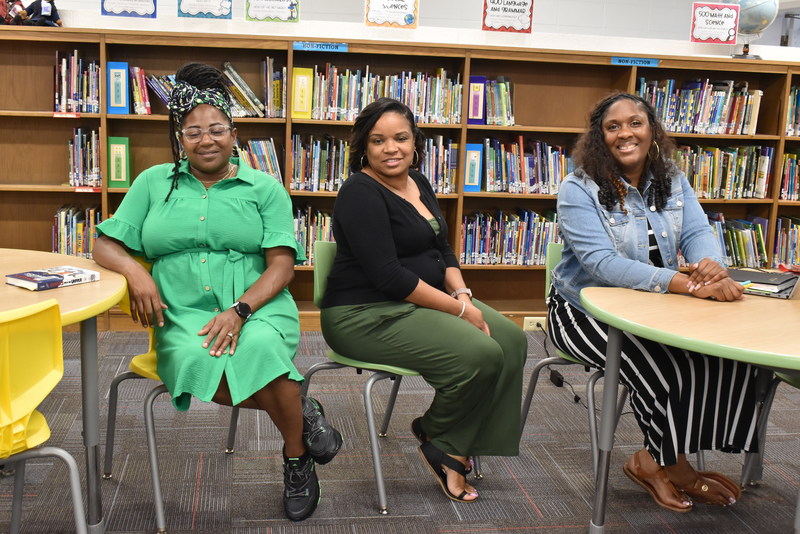 Staff at open house.