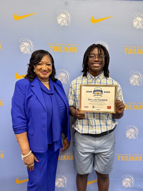 RSM Middle/High's Dylan Harris named WJBF's Scholar Athlete of the Week.