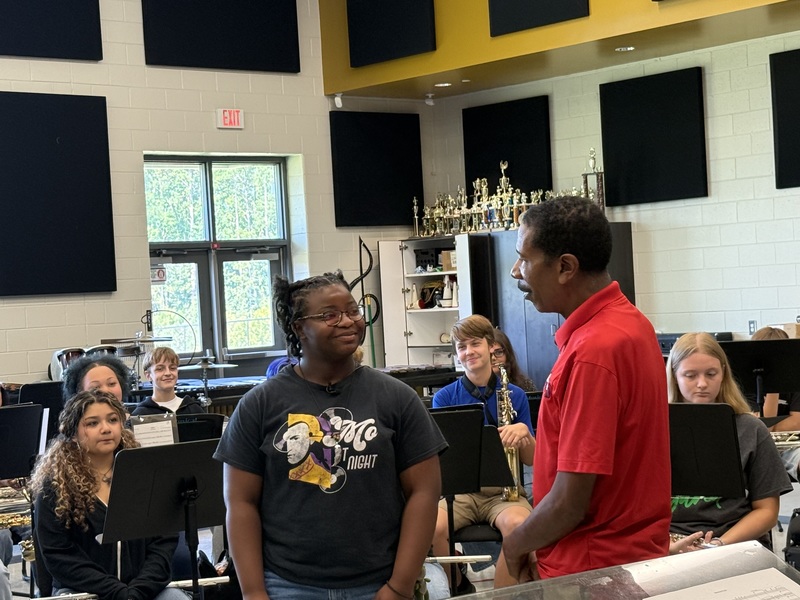NAHS Marching Band featured on WFXG's Varsity Drive. 