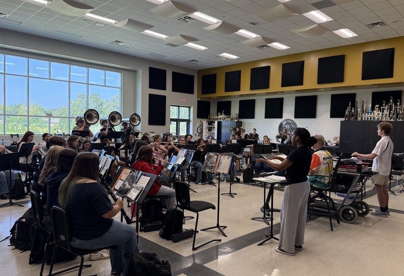 NAHS Marching Band featured on WFXG's Varsity Drive. 