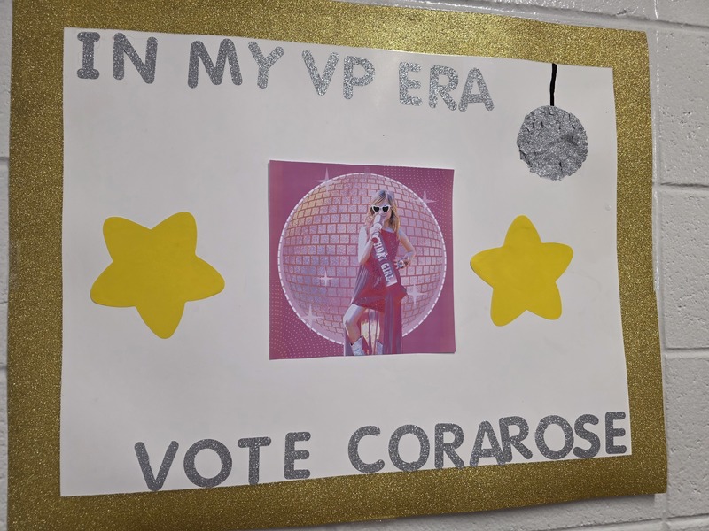 Campaign poster:In my VP Era Vote CoraRose.