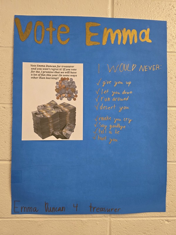 Campaign poster.