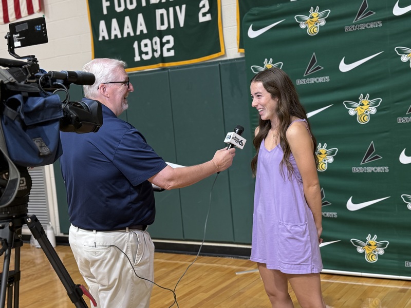 Aiken High School's Resa Slack honored as WJBF Scholar Athlete.