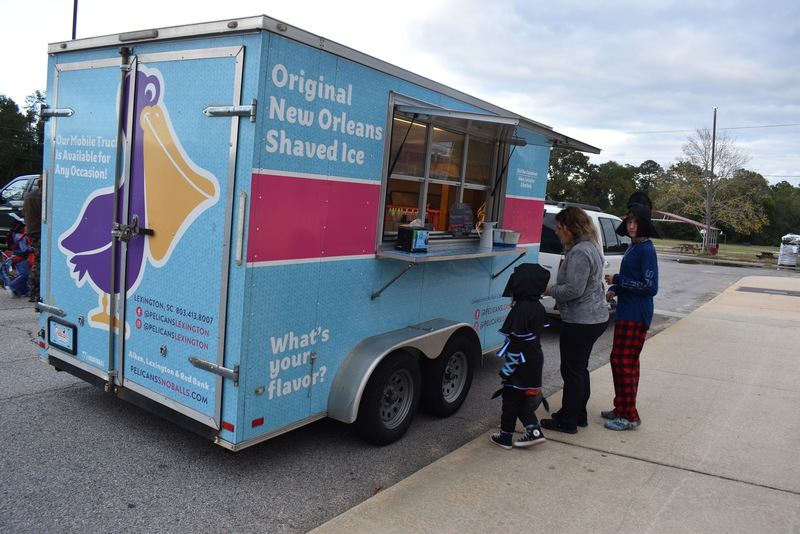 Pelicans snoball truck.