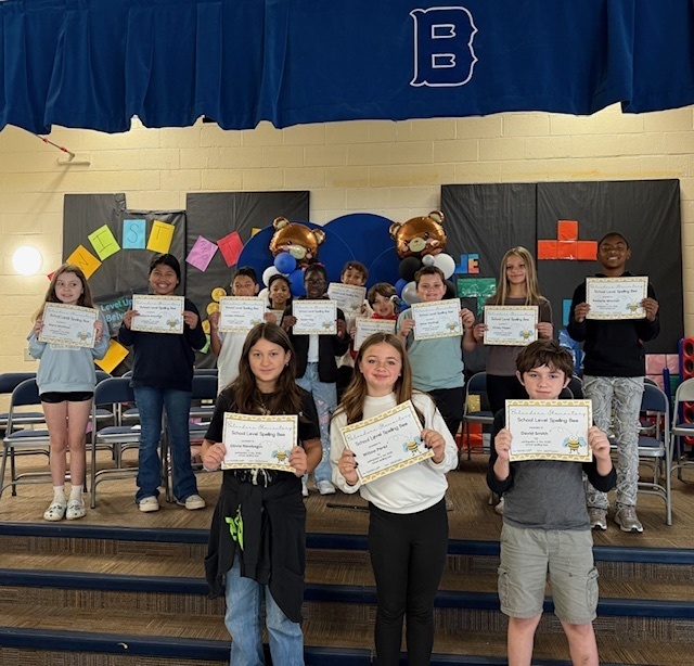 Class Spelling Bee Winners