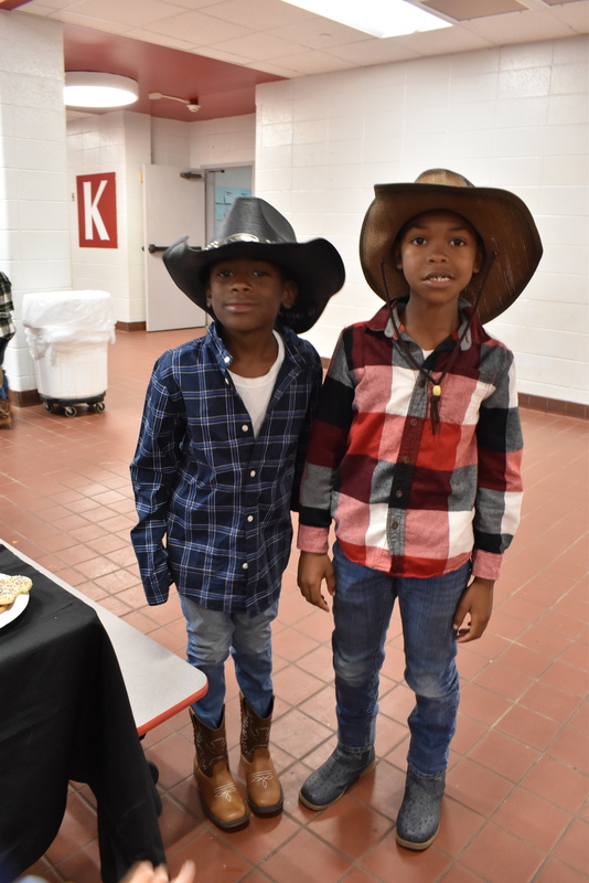 Families at rodeo dance.