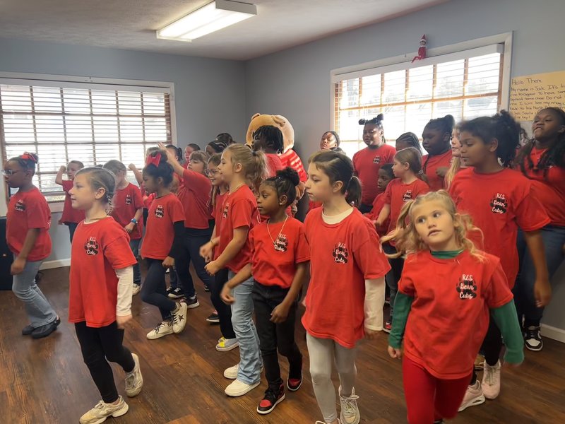 Spirit team performing at daycare.