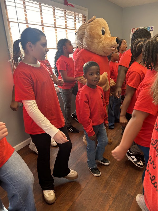Spirit team performing at daycare.