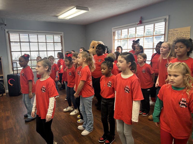 Spirit team performing at daycare.