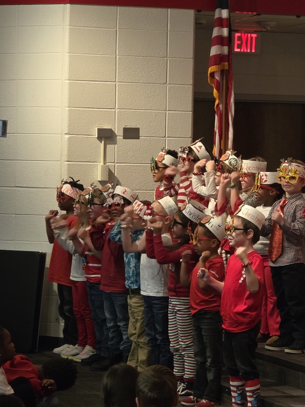 5K students performing on stage.