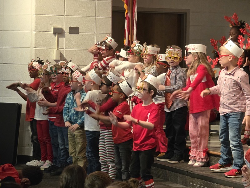 5K students performing on stage.