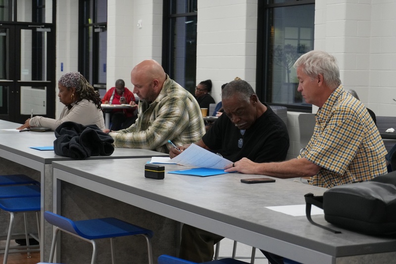 Parents participating in input survey.