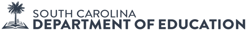 South Carolina Department of Education logo.