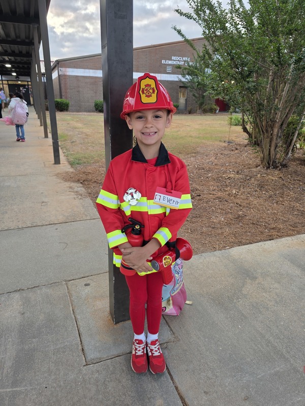Students dressed as future careers.