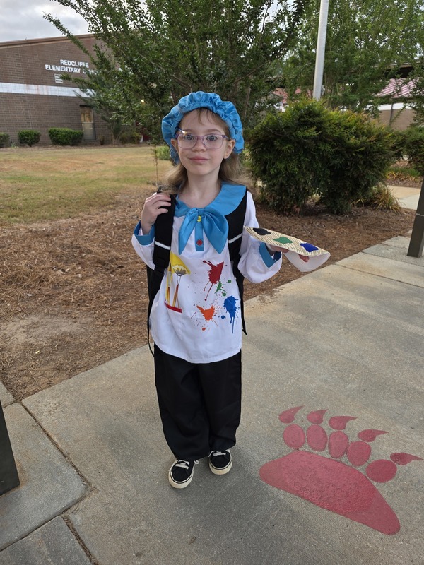 Students dressed as future careers.