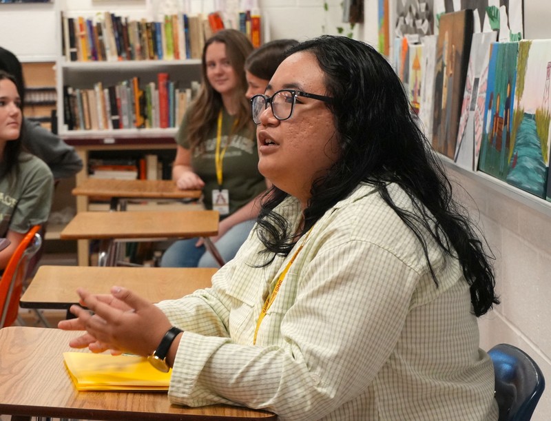 SAHS speech and debate student speaks about her experience.