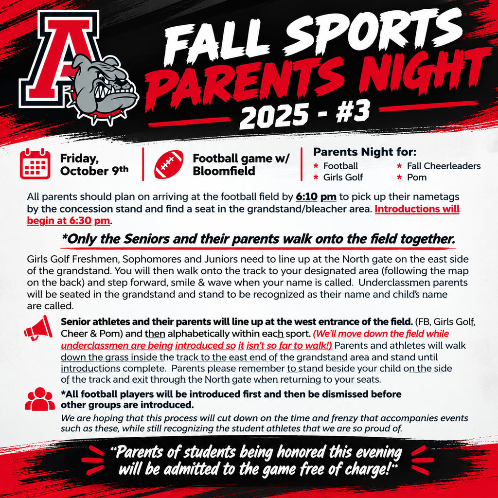 Fall Parent Night