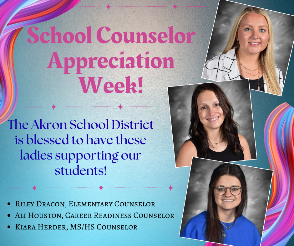 School Counselor Appreciation Week! 