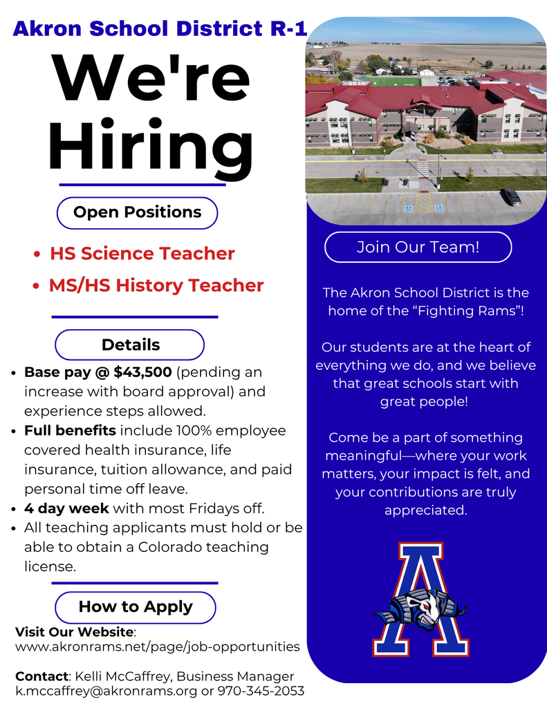 Teacher Openings