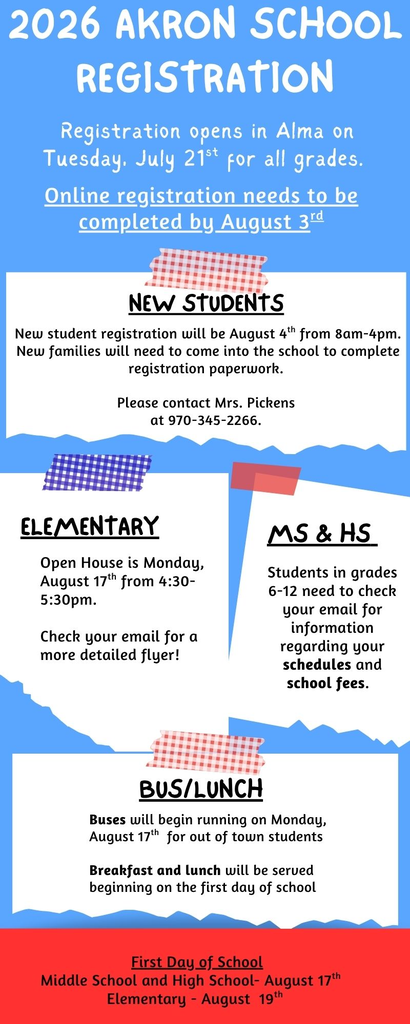 26/27 school registration information