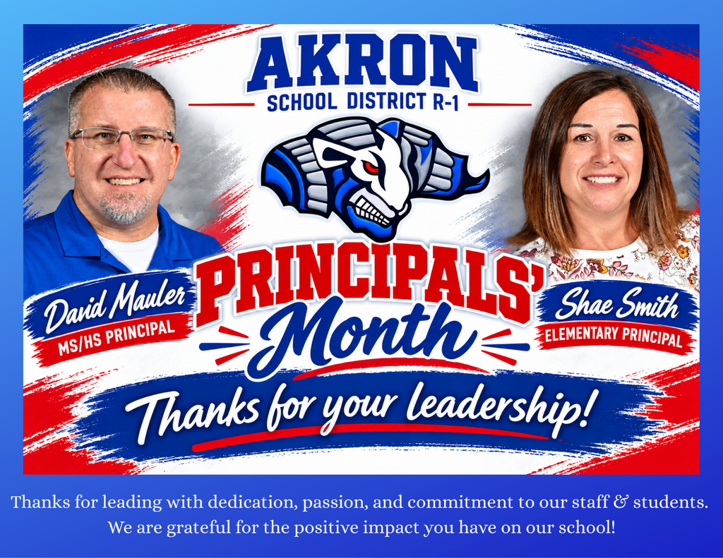 Principal's appreciation month 