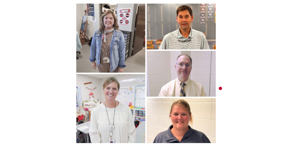 COLLAGE OF FIVE PEOPLE