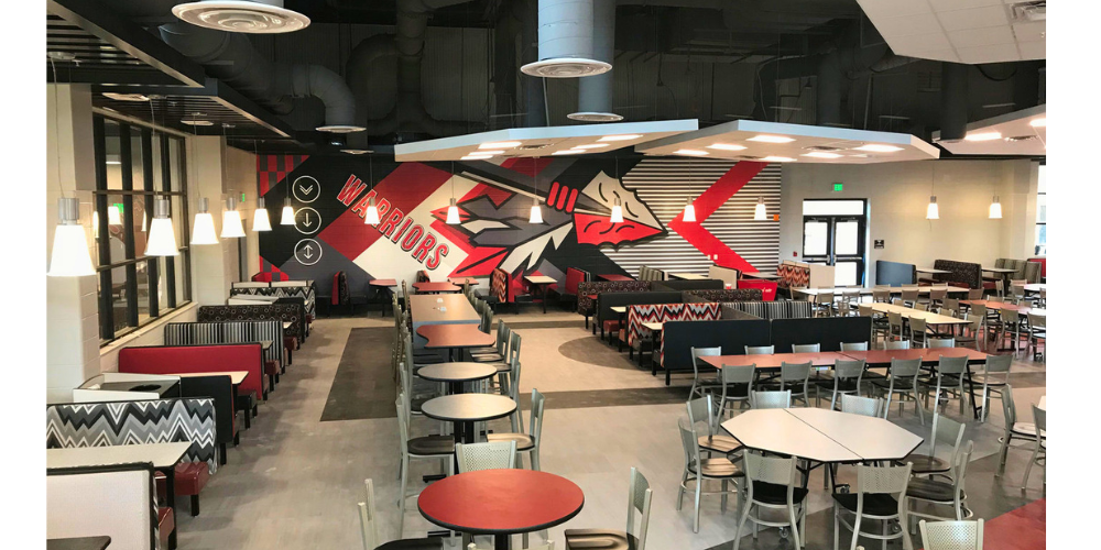 empty cafeteria 