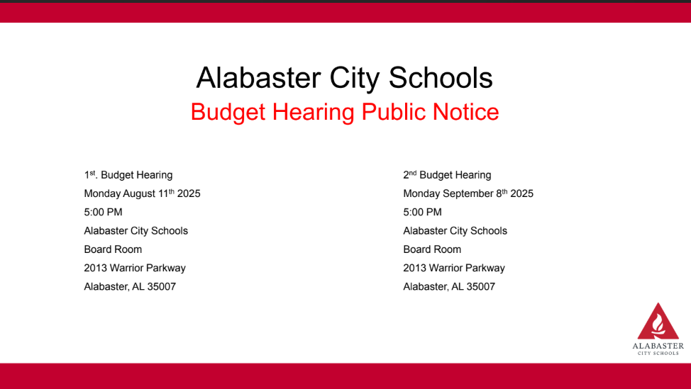 budget hearing dates