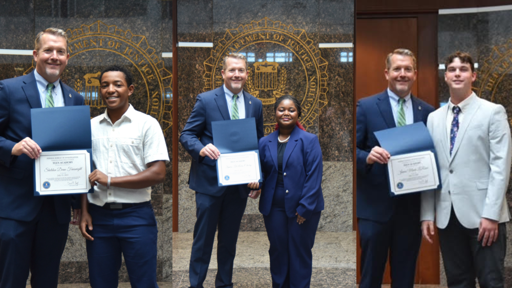 Three THS Students Complete FBI Teen Academy