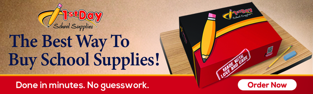 1st day school supplies