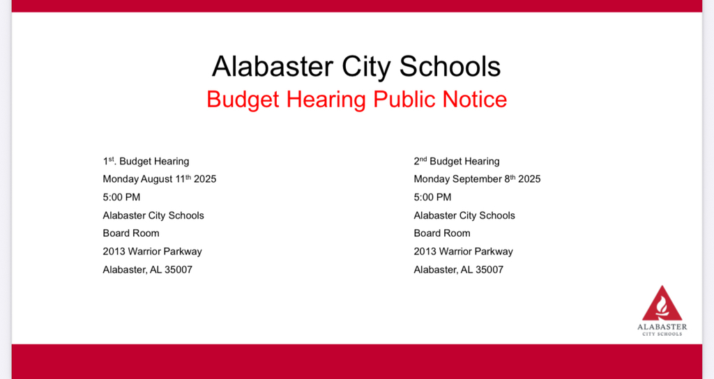 Budget hearing 
