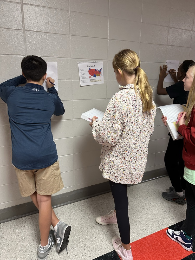 students working