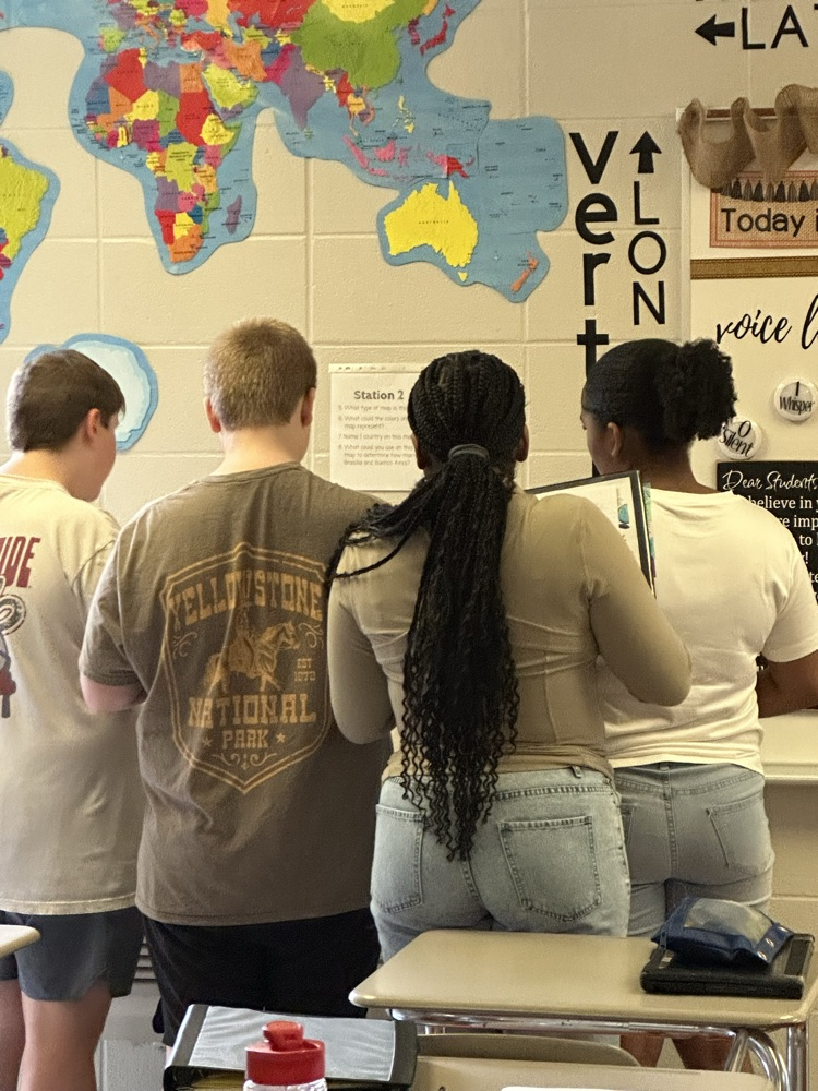 students working 