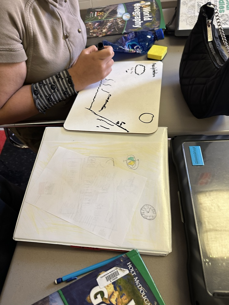 student drawing 
