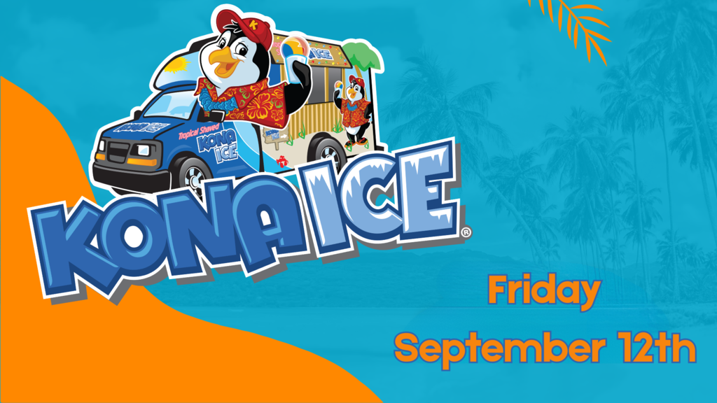Kona Ice Friday, Sept 12th