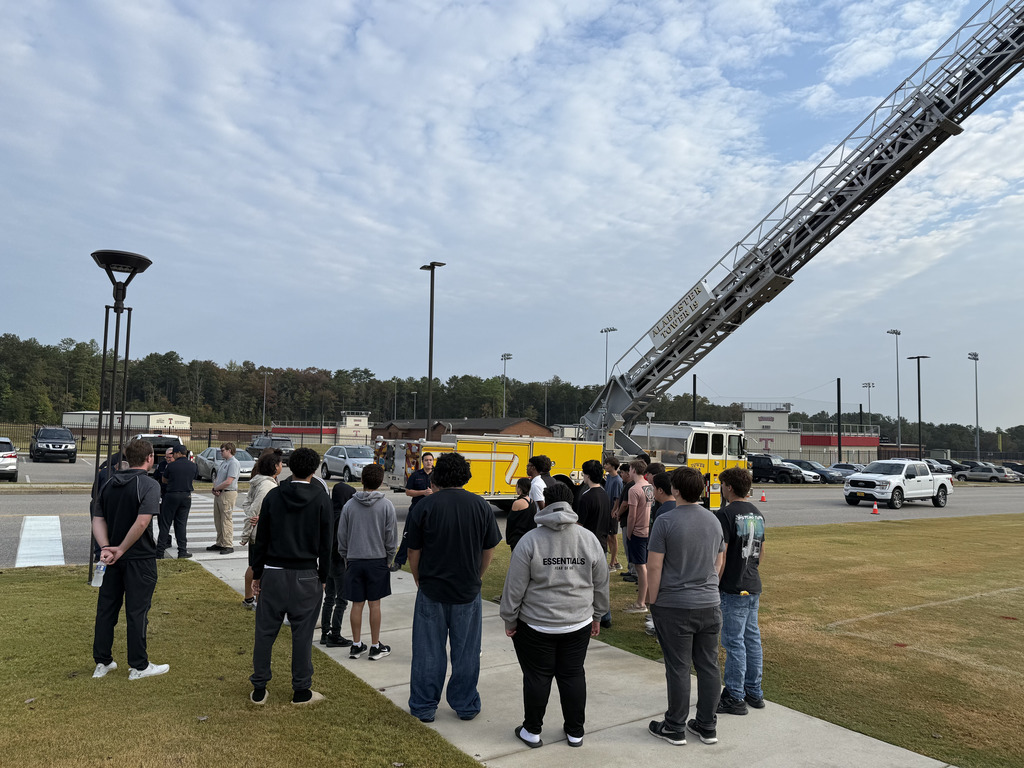 Alabaster Fire Department Visits THS