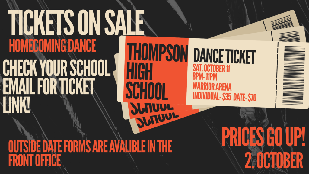 Homecoming Dance Tickets on Sale