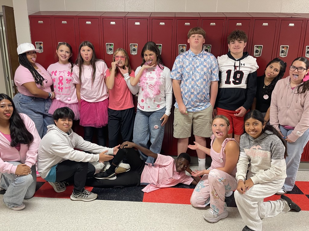 students in hallway