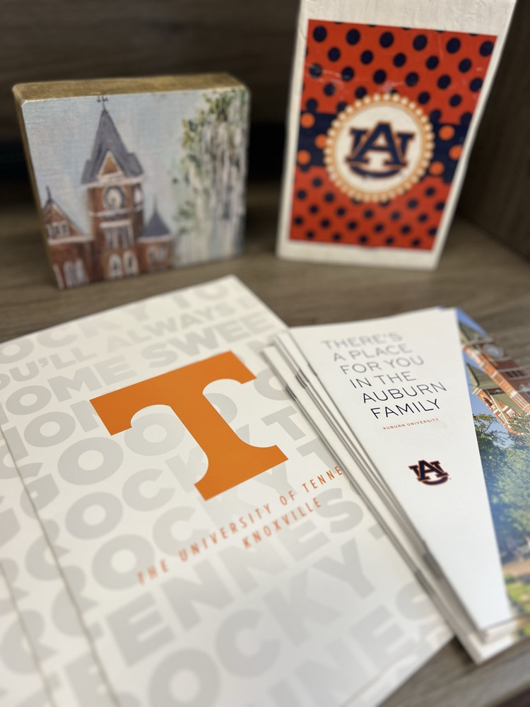 College rec recruitment materials from the university of Tennessee
