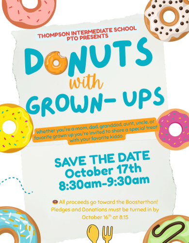 Donuts with Grownups PTO and Boosterthon