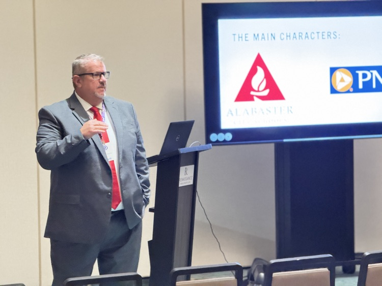 people presenting in a room