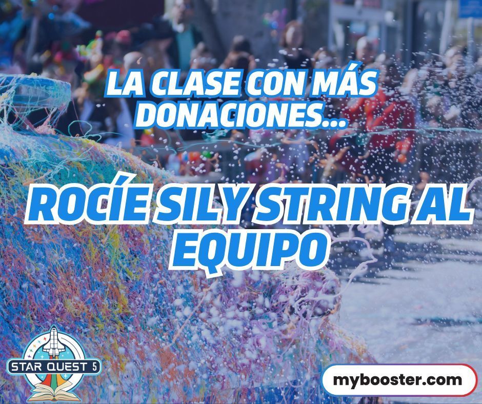 silly string booster team spanish