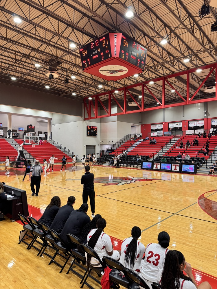 Wide angle of basketball