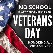 Veterans Day (Schools/Offices Closed)