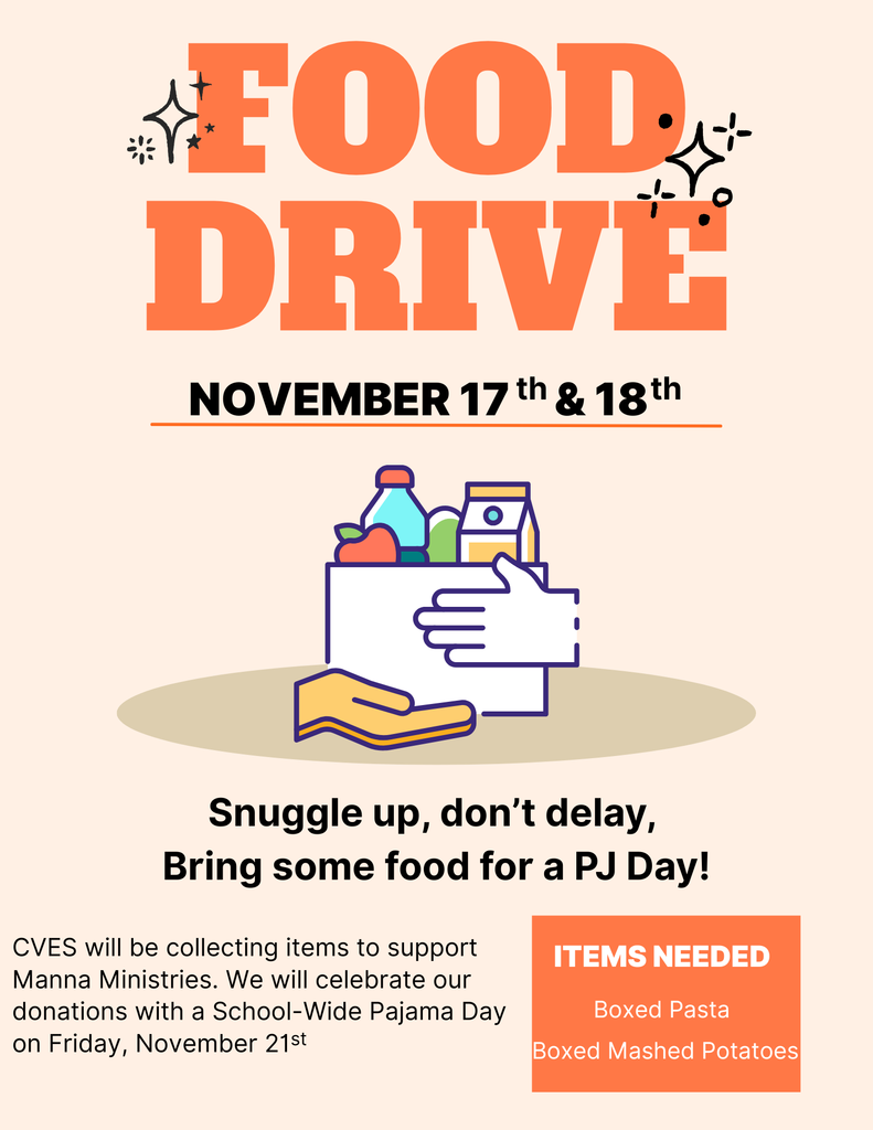 food drive flyer asking for donations