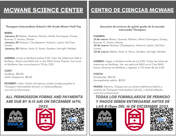 please call the office for more information