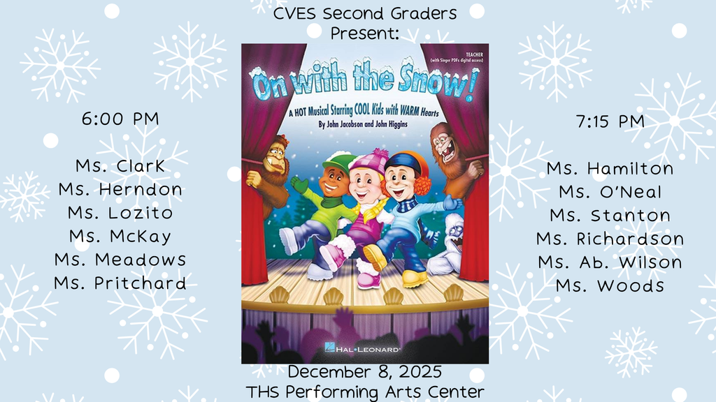 2nd grade choir performance flyer