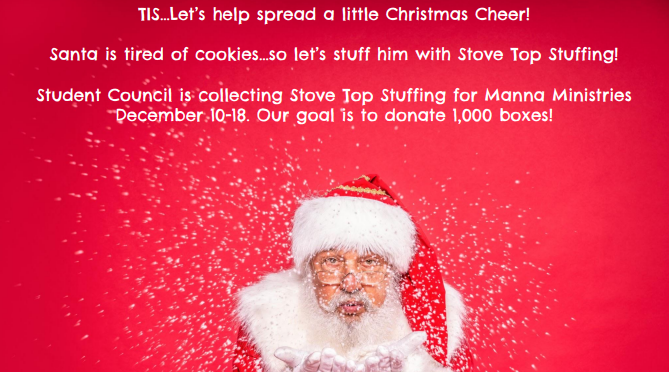 stuffing drive  12/10-12/18